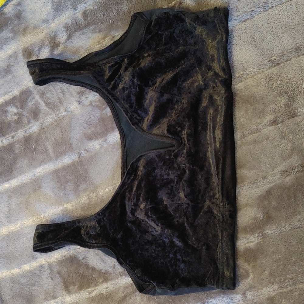 Velvet bralette size Medium